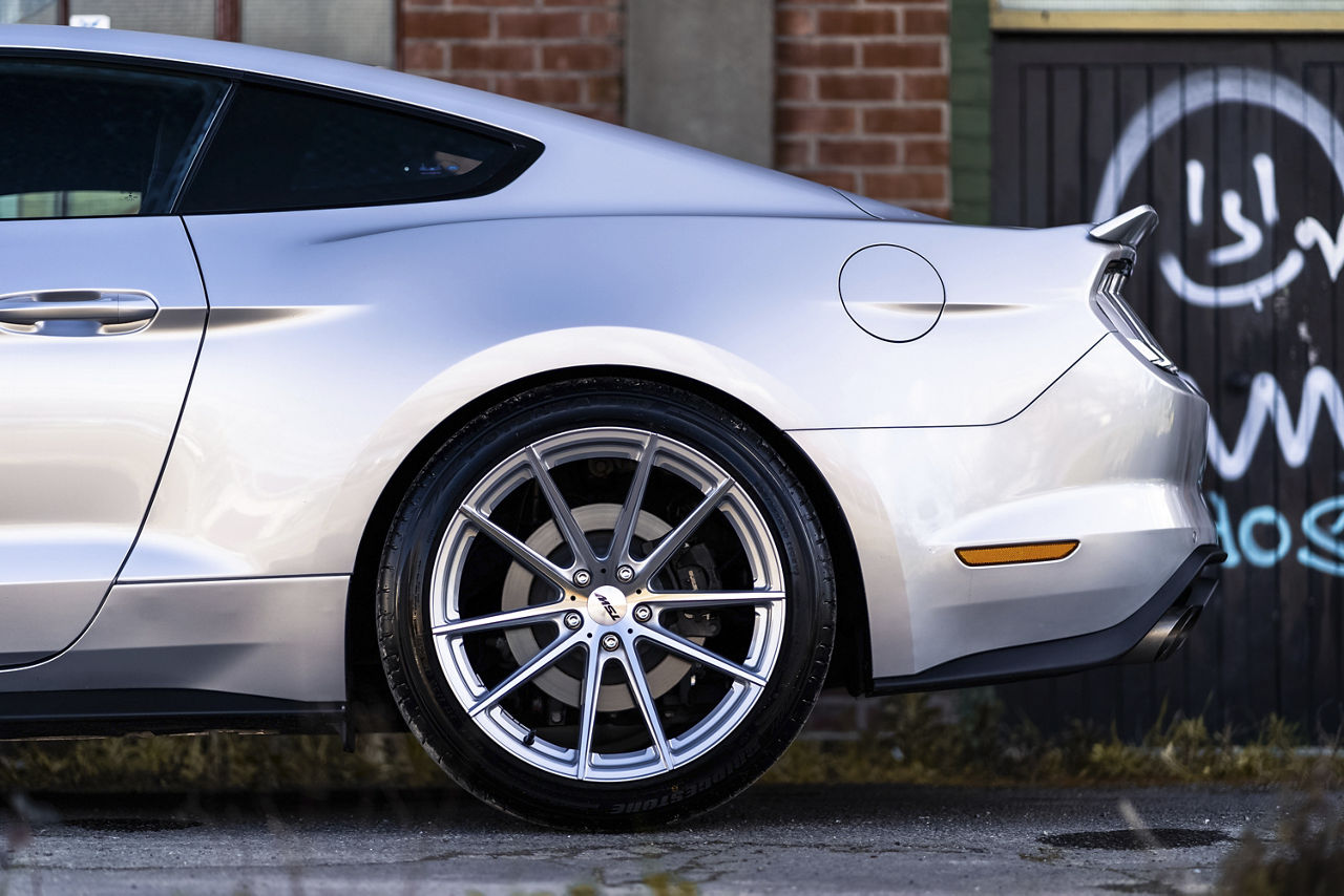 2020 Ford Mustang - TSW BATHURST - Silver | TSW Alloy Wheels